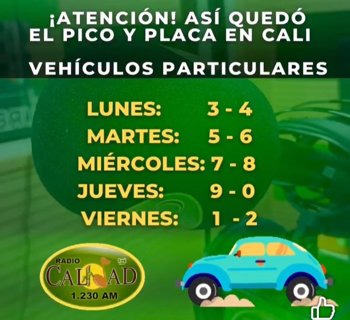 INFORMACIÓN VEHICULAR CALI VALLE